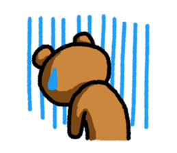 Sticker of bear that the gesture sticker #2913046