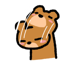 Sticker of bear that the gesture sticker #2913063