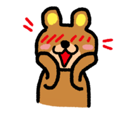 Sticker of bear that the gesture sticker #2913064