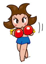 Muay Thai Girl sticker #2913190