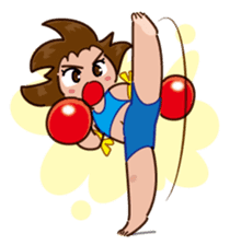 Muay Thai Girl sticker #2913192