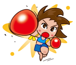 Muay Thai Girl sticker #2913193