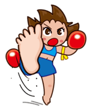 Muay Thai Girl sticker #2913194