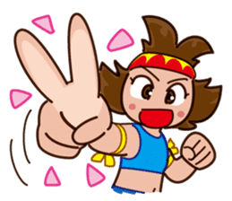 Muay Thai Girl sticker #2913201