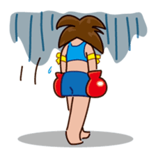 Muay Thai Girl sticker #2913206