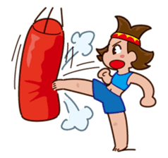 Muay Thai Girl sticker #2913212