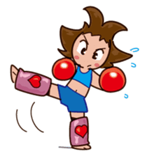 Muay Thai Girl sticker #2913214