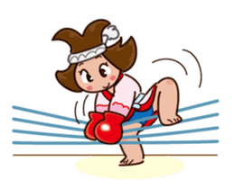 Muay Thai Girl sticker #2913215