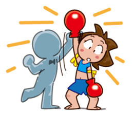 Muay Thai Girl sticker #2913222