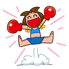 Muay Thai Girl sticker #2913223