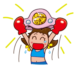 Muay Thai Girl sticker #2913224