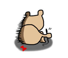 red ribbon bear sticker #2913604