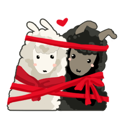 Llama in Love: Happy Valentine