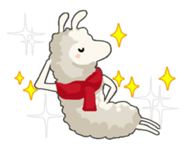 Llama in Love: Happy Valentine sticker #2913641