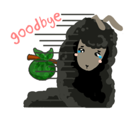 Llama in Love: Happy Valentine sticker #2913664