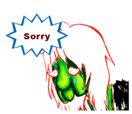 rock old woman sticker #2913890