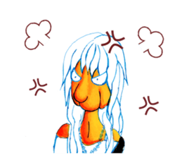 rock old woman sticker #2913891