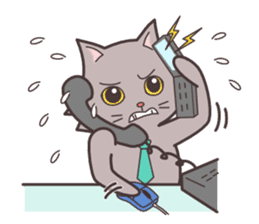 Cool day of businessman Mr. Gates sticker #2914572