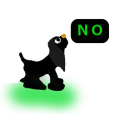 My house of the American Cocker Spaniel sticker #2914602