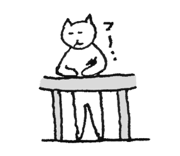 Armpit hair Cat 2 sticker #2914726