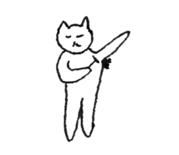 Armpit hair Cat 2 sticker #2914727