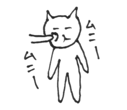 Armpit hair Cat 2 sticker #2914739