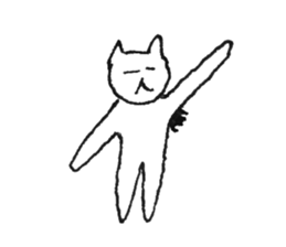 Armpit hair Cat 2 sticker #2914746