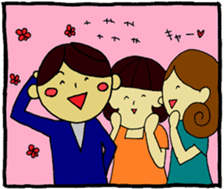 The man who tries work hard 2 sticker #2914993