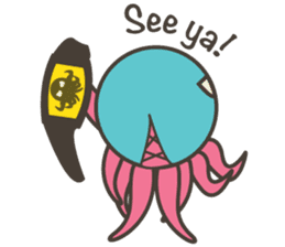 Masked Octopus sticker #2915431