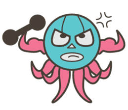 Masked Octopus sticker #2915432