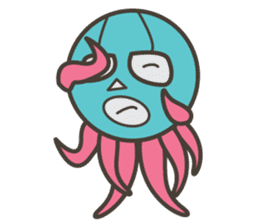 Masked Octopus sticker #2915439