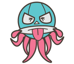 Masked Octopus sticker #2915451