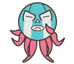 Masked Octopus sticker #2915459