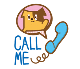 Talkative doggy "Poh" sticker #2915499