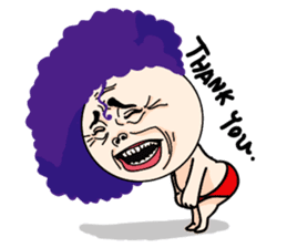 Afro David sticker #2915547