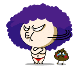 Afro David sticker #2915549