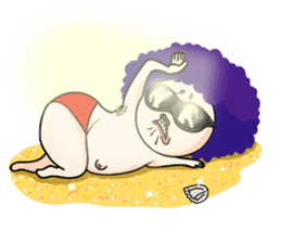 Afro David sticker #2915551