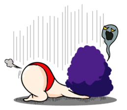 Afro David sticker #2915553