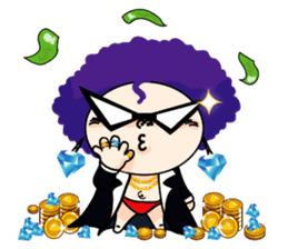 Afro David sticker #2915554