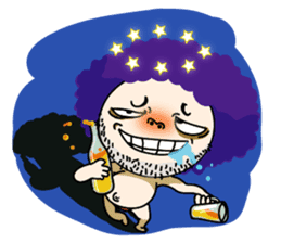 Afro David sticker #2915556