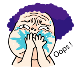 Afro David sticker #2915561