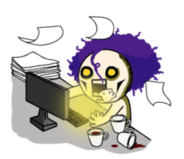 Afro David sticker #2915566