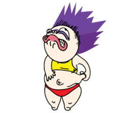 Afro David sticker #2915568