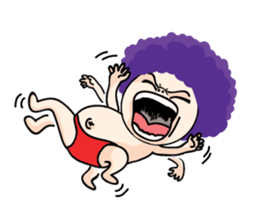 Afro David sticker #2915571