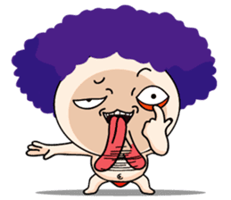 Afro David sticker #2915578