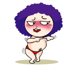 Afro David sticker #2915580