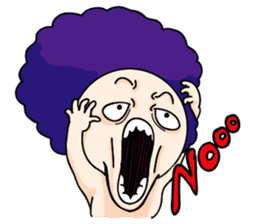 Afro David sticker #2915581