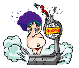 Afro David sticker #2915583