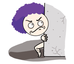 Afro David sticker #2915586