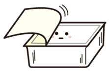 My pure white tofu sticker #2915640
